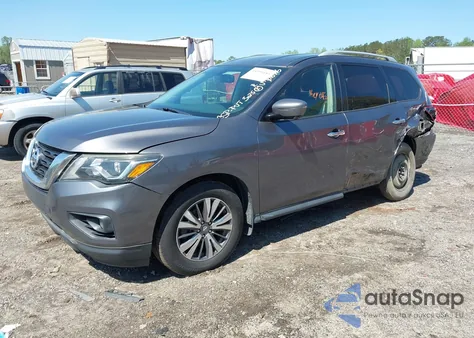2017 Nissan Pathfinder Sl z USA, uszkodzony, nr VIN 5N1DR2MN1HC620676